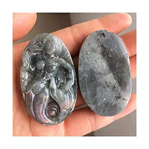 Amazon.co.jp: 1pc 天然宝石ピンクフラッシュラブラドライト石